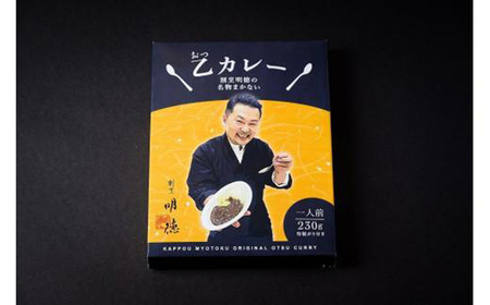 割烹明徳の名物まかないカレー（特製がり付）　５食セット DD01-FN