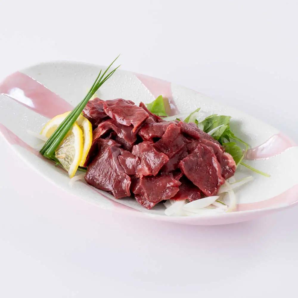 熊本 馬刺し 心臓(ハツ)切り落とし  約300g（約100g×3P) 馬刺しハツ[AYAF067]