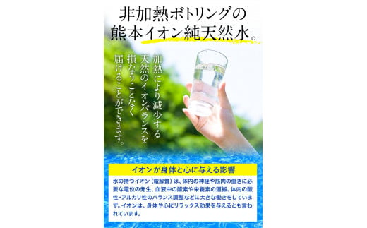 熊本イオン純天然水 ラベルレス 500ml×45本 お試し 《30日以内に出荷予定(土日祝除く)》 水 飲料水  国産 天然水---fn_gfrst45_30d_24_7000_45i_ni---