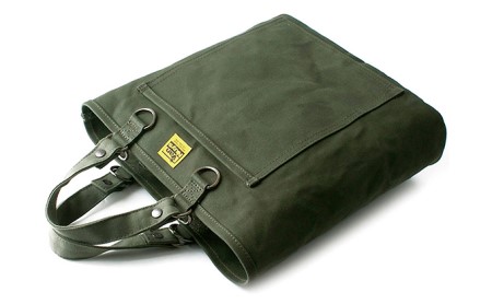 ちょっと小ぶりなFree Free Tote　バンナイズ 帆布 グリーン トート バッグ  耐久性 お散歩 買い物 お出かけ ファッション かばん トートバッグ カバン 