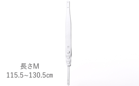 AQUBE MUSIC PRODUCTS ギターストラップ　シュリンク ホワイト ［ M ］(裏面カラー：スウェードグレー)_0029-010-T05-1