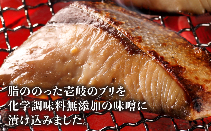 【全2回定期便】ブリ味噌漬《壱岐市》【若宮水産】〜ブリ ぶり 味噌漬 味噌漬け 定期便 [JAH081]