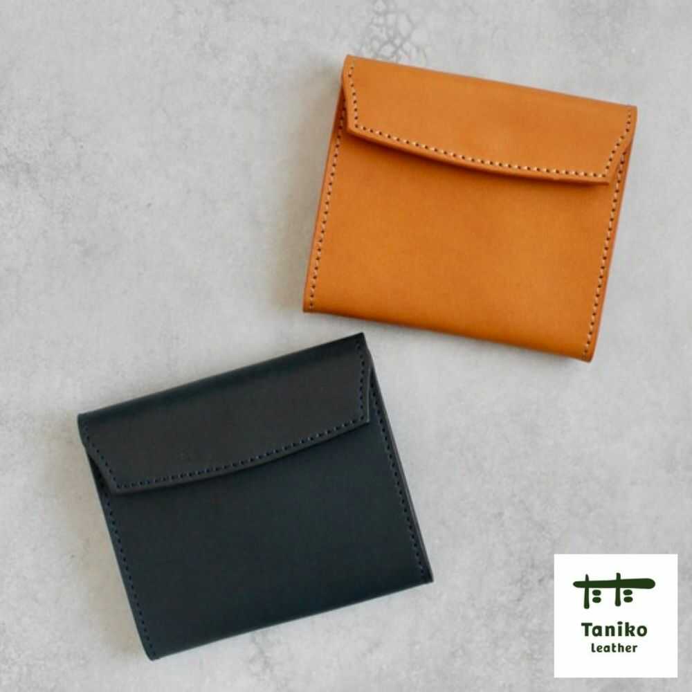 【ふるさと納税】tanikoオリジナル セカンド財布（キャメル）《厚真町》【Taniko leather】[AXAP016]