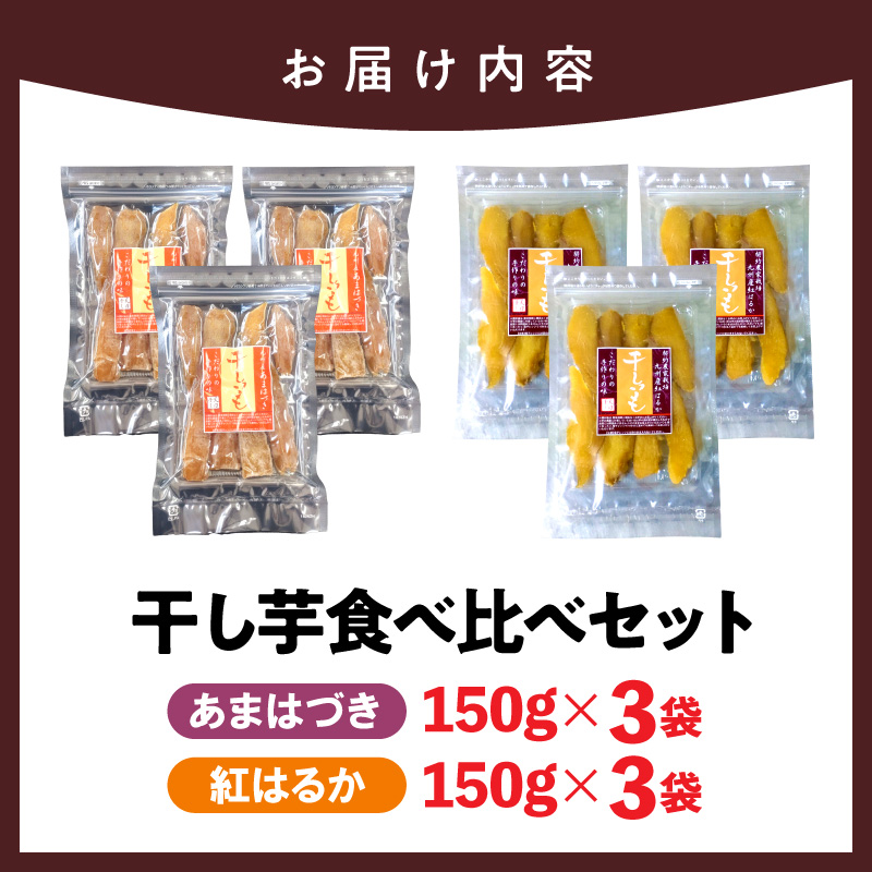 【先行予約】2026年10月より順次発送開始 あまはづき、紅はるか干し芋食べ比べセット N0152-YA0513_イメージ5