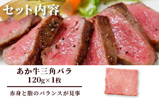 熊本和牛 あか牛 4種のステーキセット 590g < サーロイン200g・ランプ150g・ヒレ120g・三角バラ120g > 【 牛肉 肉 ステーキ 赤身 ヘルシー ブランド牛 熊本県産】046-07
