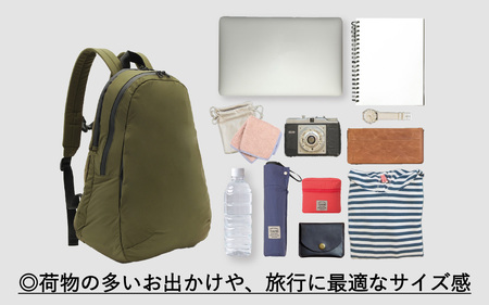 【TO&FRO】大雨でも安心！撥水・防水 バックパック 【カーキ】|  リュック リュック トゥーアンドフロー
