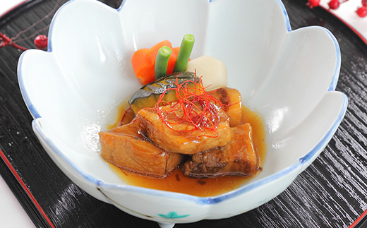 老舗料理店の味【鹿籠豚(かごぶた)の角煮】 元祖黒豚 一福 鹿児島 枕崎産 A3−316【配送不可地域：離島】【1166529】