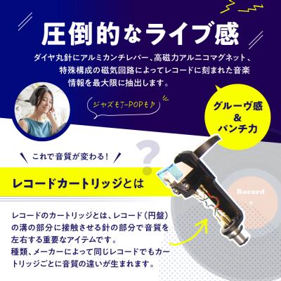 ふるさと納税 千代田町 レコード カートリッジ MG-3675 ヘッドシェル付き ch033-002 |  | 01