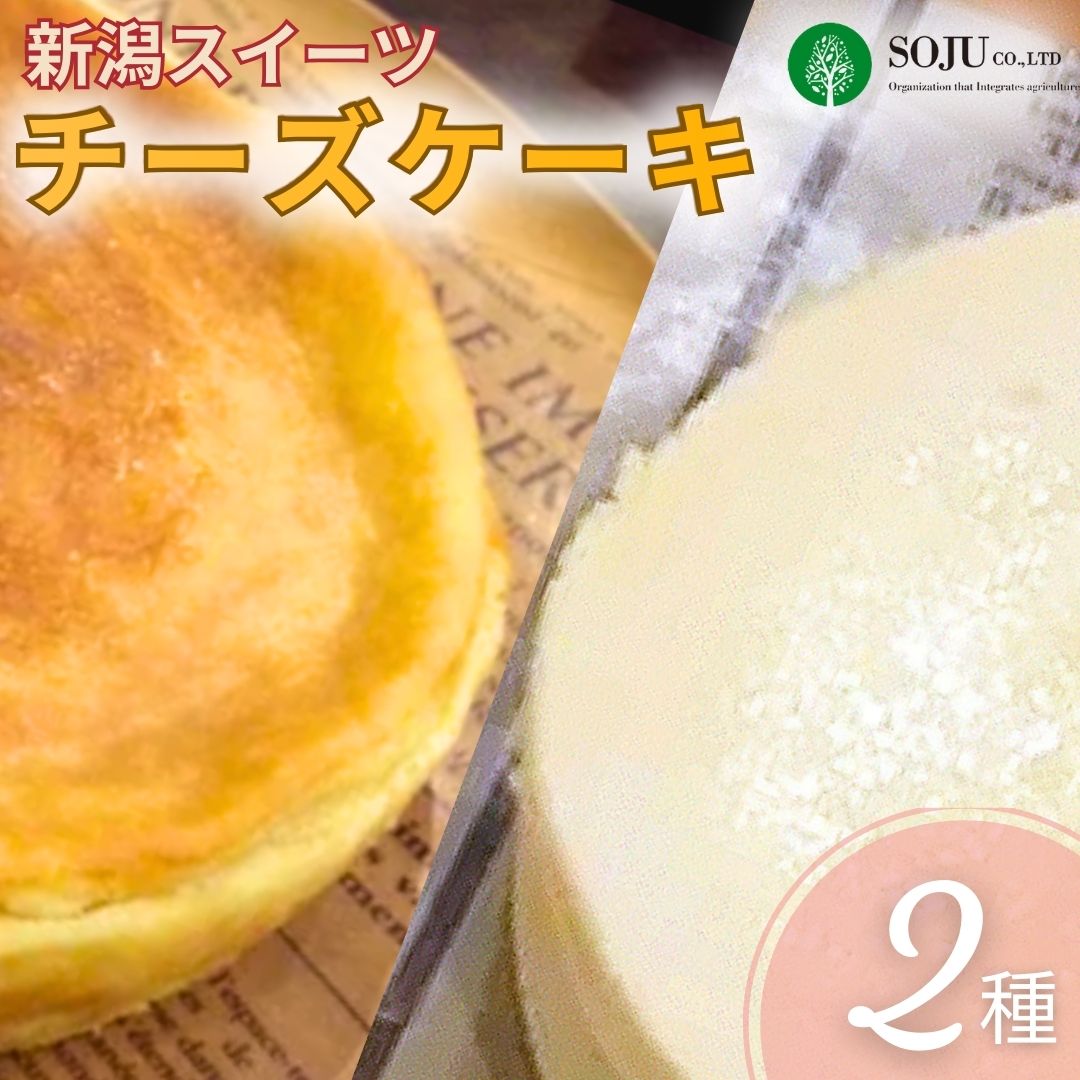 【ふるさと納税】[三条果樹専門家集団] 新潟スイーツ チーズケーキ 2種【018P021】