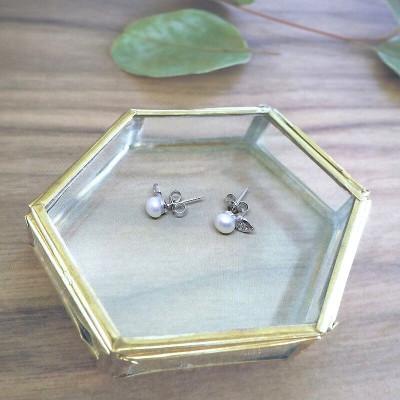 ふるさと納税 伊勢市 真珠ピアス・ハート(淡水本真珠・ボタン) 2001 |  | 03