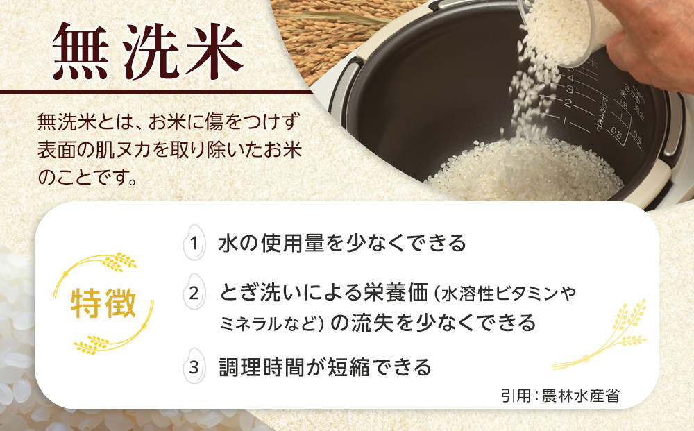 【12回定期便】ゆめぴりか 無洗米 真空 5kg 毎月発送_05948