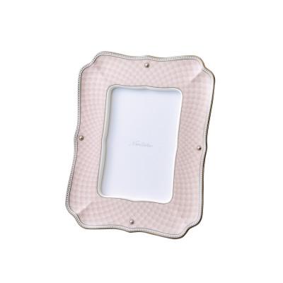 ふるさと納税 みよし市 ノリタケ【メゾンコレクション】キルティング(ピンク)フォトフレーム