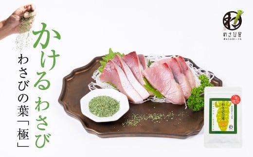 【年内発送】かけわさび「わさびの葉 極」 わさび わさびの葉 スパイス 調味料 6000円 年内配送 年内お届け