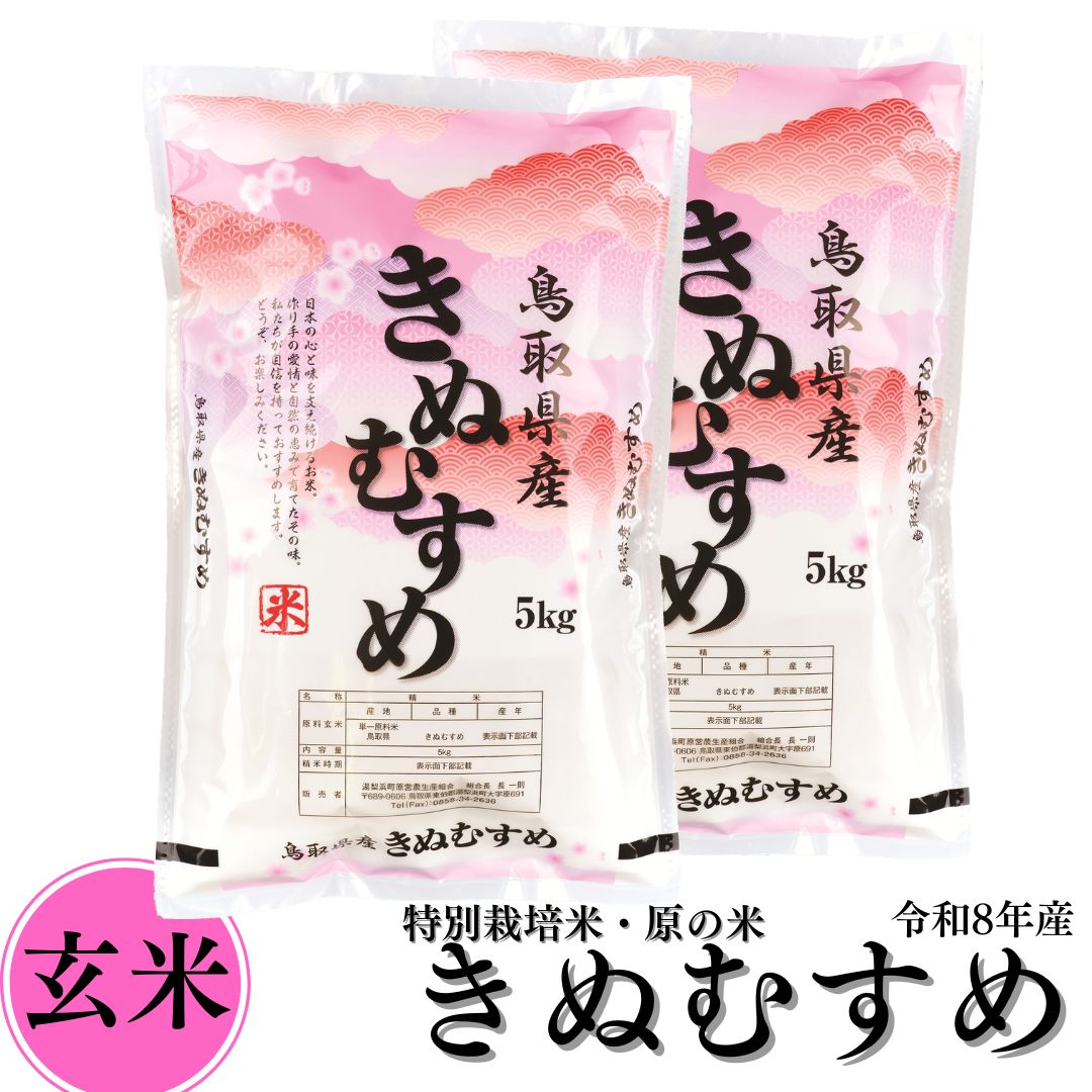 【ふるさと納税】新米 令和8年産 玄米 10kg 20kg きぬむすめ 特別栽培米 原の米 | お米 米 ご飯 銘柄米