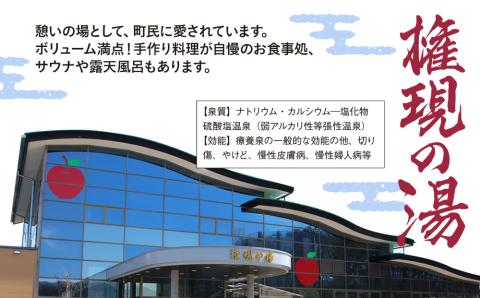 権現の湯　ご利用券　11枚
