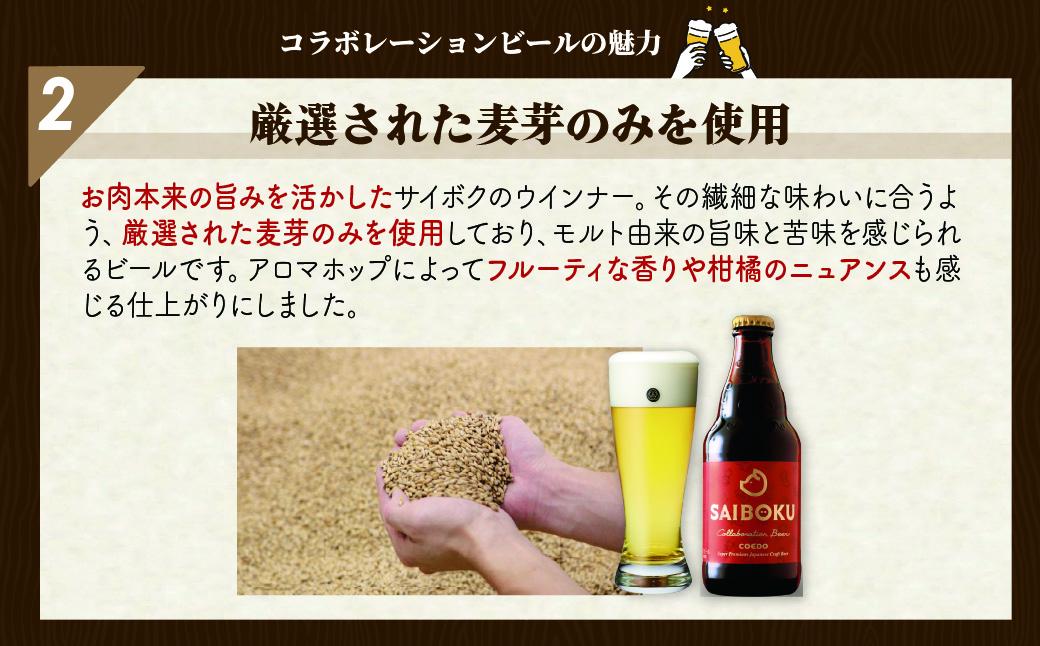 SAIBOKU×COEDO コラボレーションビールセット (プレミアム)【熨斗希望】 | サイボク コエドビール ビール クラフトビール 地ビール ギフト 内祝い 結婚祝い お返し 贈答品 お取り寄せ