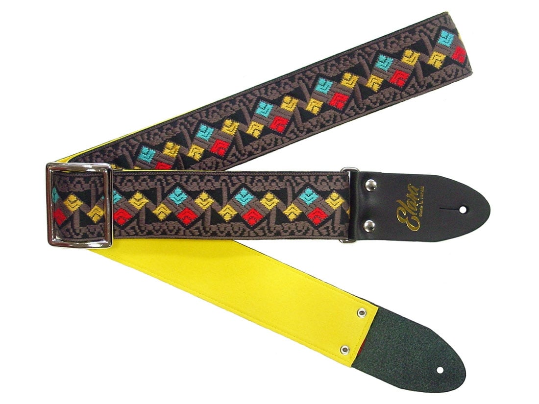 
            【ギターストラップ】 Elara Straps Maze Dice Taupe 郡上市 レザー 真鍮バックル ウルトラスエード プロ仕様 エレキ アコギ ベース Ksound 小林楽器店
          