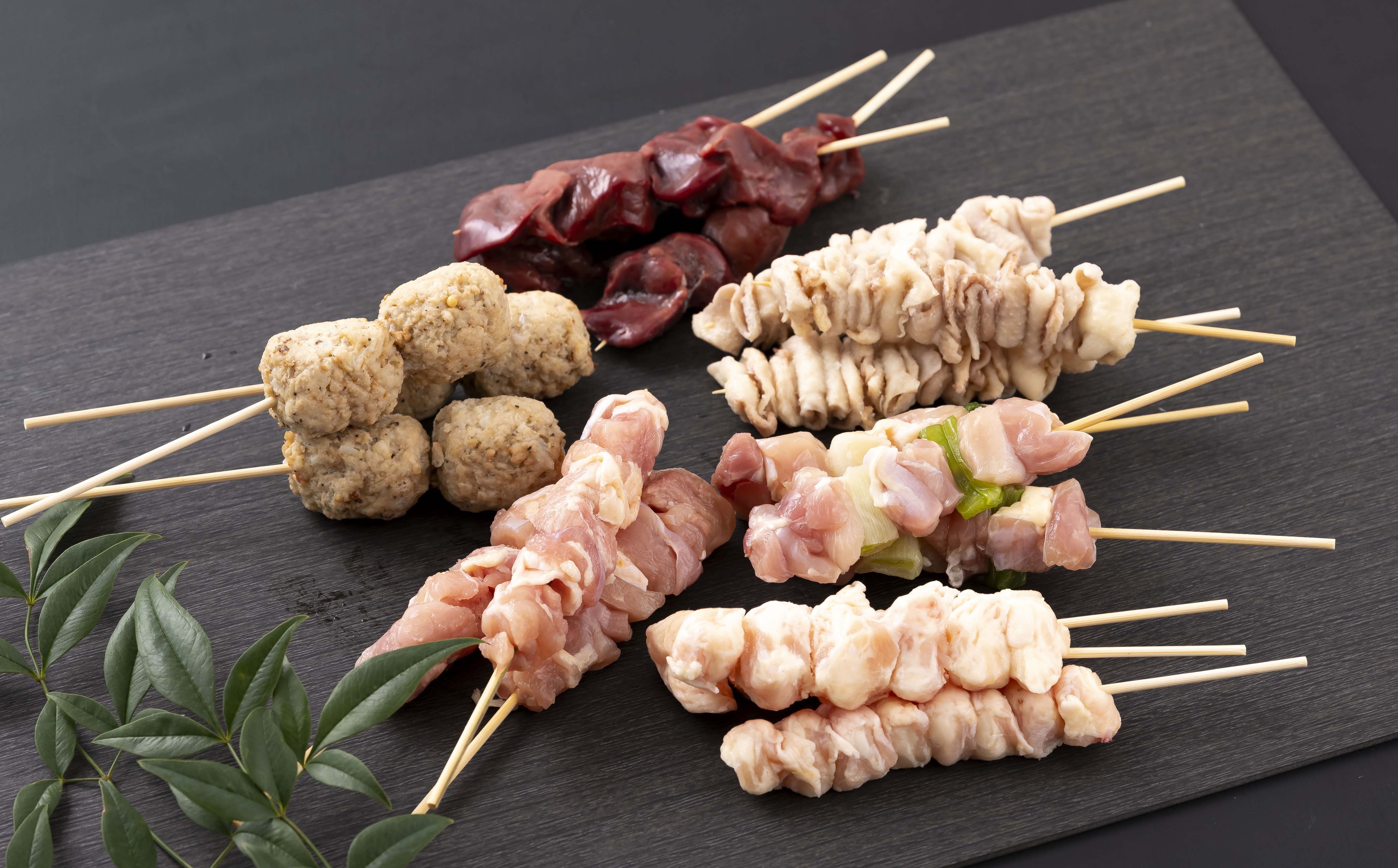 
            九州産焼き鳥定番6種セット
          