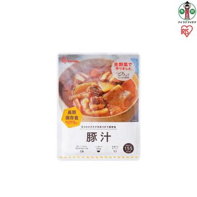 ふるさと納税 角田市 非常食 豚汁  250g×6袋