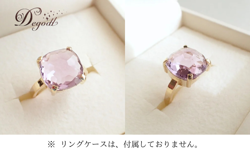ＣANDY ＲINGアメジスト １１号、１３号、１５号　Degodd　デゴッド　リング　指輪　天然石リング　ジュエリー　アクセサリー　レディースアクセサリー　アメジスト　ギフト　プレゼント【１３号】