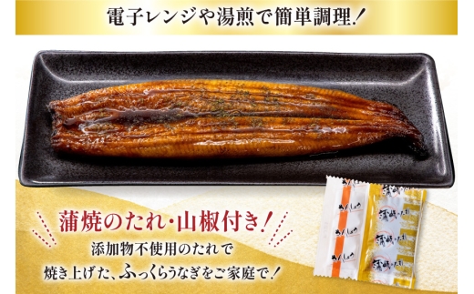 うなぎ 国産 蒲焼 約160g 1尾  [駿河淡水 静岡県 吉田町 22424770] タレ山椒付き 真空パック 個包装 静岡県産 静岡 鰻 ウナギ 蒲焼き
