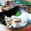 【ふるさと納税】藁焼きうつぼのたたき（タレ・薬味付き）約200g 2～3人前 タタキ ウツボ うつぼ 珍味 美味しい 薬味 タレ付き 新鮮 冷蔵 本場 わら焼き セット ふるさとのうぜい 故郷納税 高知県 高知 土佐市 14000円