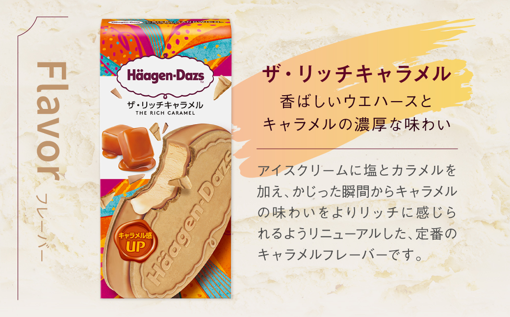 ＜全6回定期便・連続＞ハーゲンダッツ『クリスピーサンドセット（ザ・リッチキャラメル味）計36個』アイスクリーム アイス スイーツ デザート_H0016-163