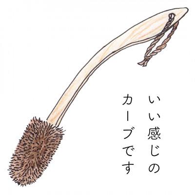 ふるさと納税 高野町 高田耕造商店　しゅろのやさしいたわし　からだ用　檜柄　長 |  | 02