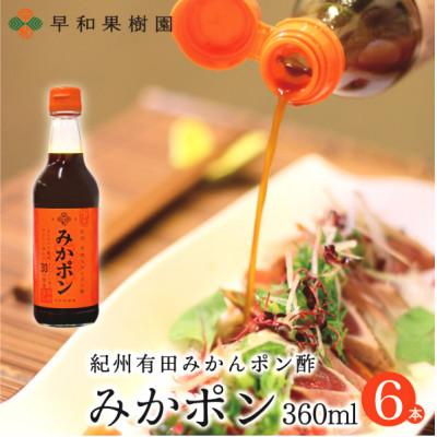 ふるさと納税 有田市 【早和果樹園】みかポン360ml×6本入