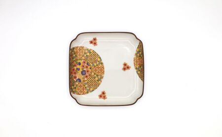 九谷焼 5.2号皿揃・小紋花詰(5枚組)