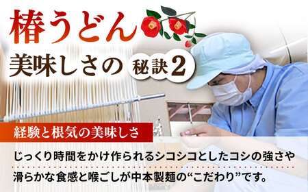 【全12回定期便】椿 うどん 300g×20袋 五島うどん 保存食 業務用【中本製麺】[RAO024]