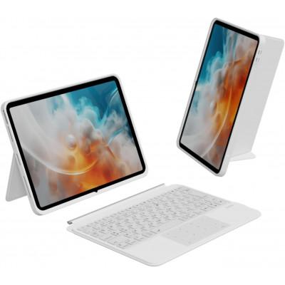 ふるさと納税 寝屋川市 EWIN 一体型テンキー&amp;タッチパッド iPad用キーボード付きケース EW-BK013 ホワイト