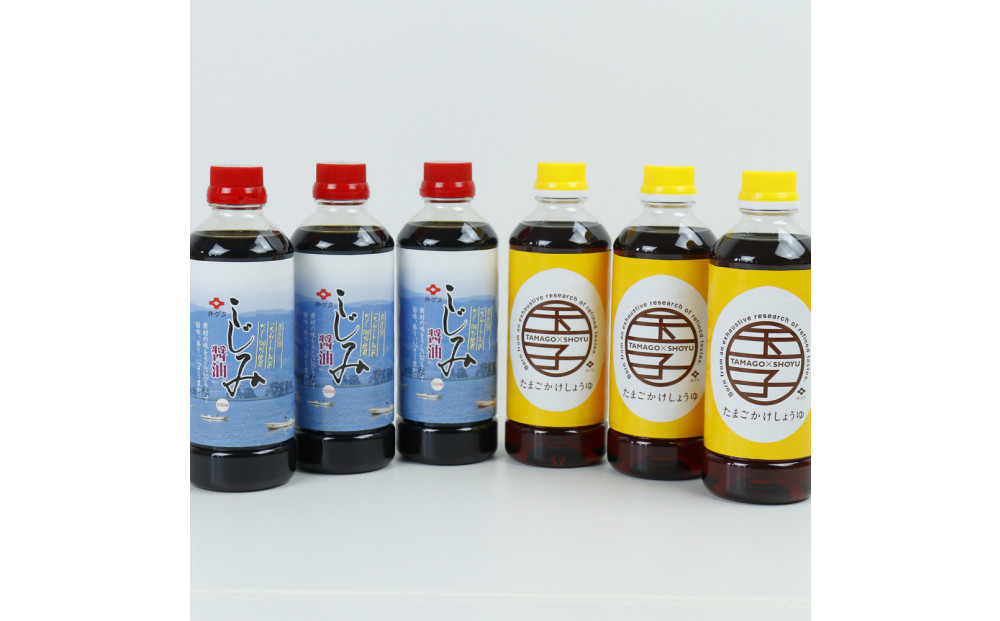 井ゲタ醤油　『しじみ醤油3本』と『たまごかけしょうゆ3本』セット 322032_AQ031