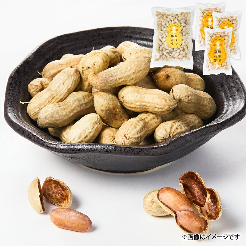 【ふるさと納税】冷凍塩ゆで落花生（500g×1袋、750g［250g×3袋］） 落花生 ピーナッツ おつまみ 冷凍 国産 鹿児島県産【三和物産　アグリ事業部】