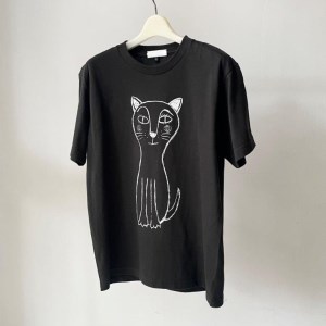 CAT T-SHIRT【XLサイズ／SMOKE BLACK】 [h125]
