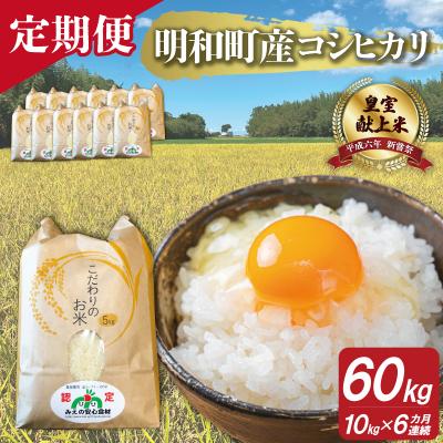 ふるさと納税 明和町 三重県産 山本農産のお米(コシヒカリ)の定期便 10kg×6回 yn8