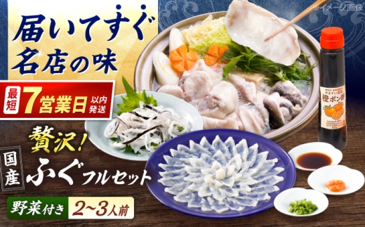 冷蔵で完結！名店やますいの贅沢極ふぐフルセット2～3人前 [ADAH052]