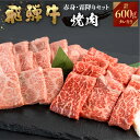 【ふるさと納税】 飛騨牛 牛肉 焼肉 赤身 霜降り 食べ比べ 300g×2種 600g A4等級以上バーベキュー BBQ のし対応 お祝い ギフト 飛騨 牛 国産 和牛 黒毛 贈答 ご褒美 誕生日 記念日 ご当地 取り寄せ 25000円 [S451]