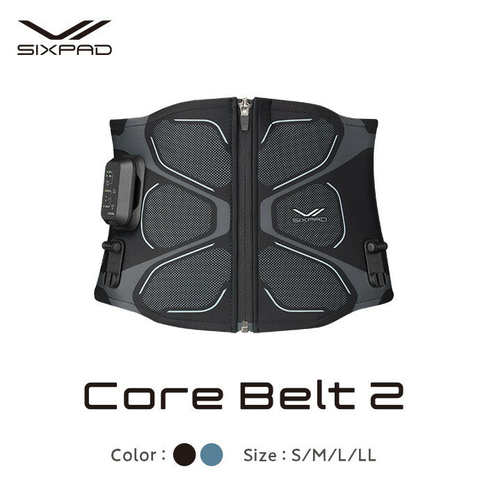【ふるさと納税】＼選べるサイズ＆カラー／SIXPAD Core Belt 2 | シックスパッド コアベルト 2 EMS 体幹トレーニング 腹筋 引き締め 健康管理 人気 おすすめ フィットネス 運動不足解消 筋力アップ トレーニング器具 健康グッズ 美容 健康家電 送料無料 名古屋市