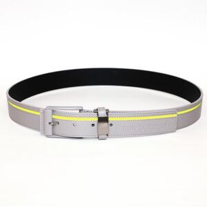 ニューバランスゴルフ　シンセティックレザーラインベルト　Unisex　グレー　6982002【1646511】