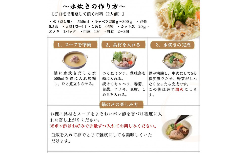 博多表邸　　水炊きセット　