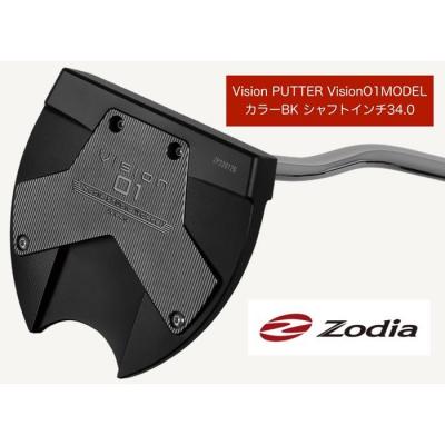 ふるさと納税 名古屋市 ゾディア 　Vision PUTTER  Vision01MODEL BK シャフトインチ34.0