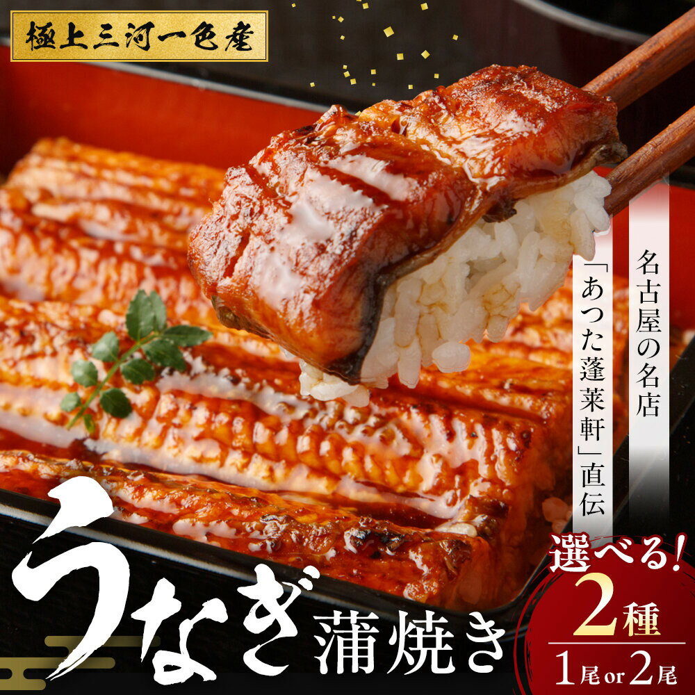名古屋の名店 熱田蓬莱軒 直伝 うなぎ 蒲焼 2尾 極上 三河一色産 | 鰻 国産 蒲焼き かばやき ギフト グルメ 魚 さかな お取り寄せ セット 詰合せ 愛知県 大府市
