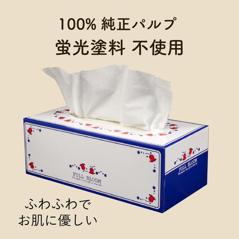 定期便 ティッシュ ペーパー ボックス 24箱 全2回 配送 ボックスティッシュ 計48箱 柔らかめ 花粉症 日用品 消耗品 防災 備蓄 生活用品 沼津 原町加工紙
