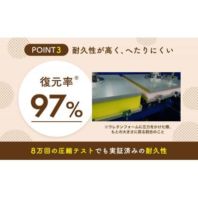 ふるさと納税 豊郷町 アキレス ぷちスリム セミシングル ブラウン 厚さ8cm高反発マットレス三つ折り[53820548] |  | 03