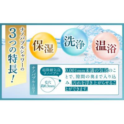 ふるさと納税 岐阜市 ナノバブルシャワーヘッド(ホワイト・シルバーリング)ナノリズム |  | 01