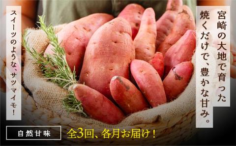 【3回お届け!】都城産 長期熟成紅はるか 5kg 定期便_TAA3-I201