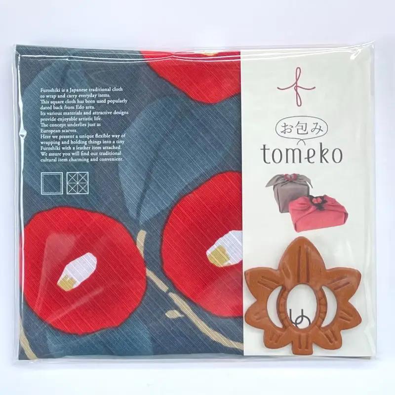 お包みtomekoセットもみじ(つばきアオネズ) ウオーク社 ふろしき