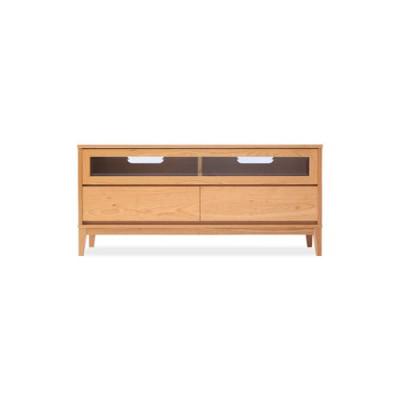 ふるさと納税 旭川市 旭川家具 MUKU工房オリジナル ムク TVボード 120 チェリー_03238