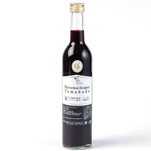【軽米町産ヤマブドウ使用】100%山ぶどうジュース　500ml×1本【1101954】
